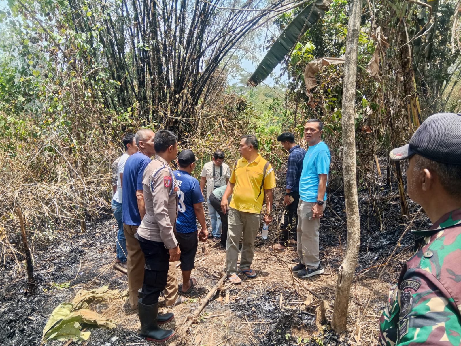 Diduga Terjebak Kobaran Api saat Bersihkan Lahan, Warga Luragung Ditemukan Meninggal